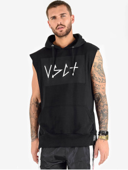 VSCT Clubwear Tank Tops Clubwear Logo Hooded schwarz