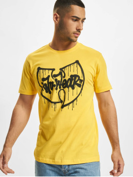 Wu-Tang T-skjorter Dripping Logo gul