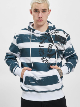 Yakuza Hoody Scary Stripes weiß