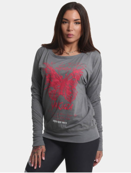 Yakuza T-Shirt manches longues Miedo  gris