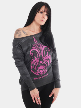 Yakuza T-Shirt manches longues Totem Allover noir