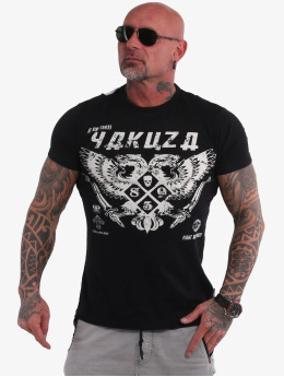 Yakuza T-skjorter Headed svart