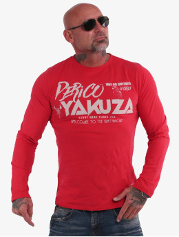 Yakuza Tričká dlhý rukáv Perico èervená