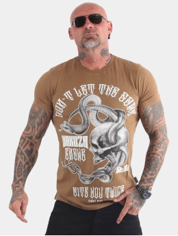 Yakuza Tričká Bite  hnedá