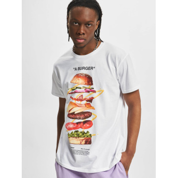 Clínica Asistente matiz Mister Tee Ropa superiór / Camiseta A Burger en blanco 948175