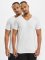 Petrol Industries T-Shirt Bodyfit Basic 2 Pack blanc