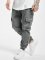 Urban Classics Cargohose Cargo Jogging grau