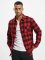Urban Classics Chemise Checked Flanell rouge