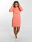 Urban Classics Sukienki Terry Volant pink