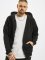 Urban Classics Sweat capuche zippé Blank  noir