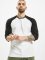 Urban Classics Pitkähihaiset paidat Contrast 3/4 Sleeve valkoinen