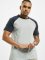 Urban Classics T-Shirt Raglan Contrast gris