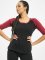 Urban Classics T-Shirt manches longues Ladies 3/4 Contrast noir