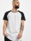 Urban Classics T-skjorter Shaped Raglan Long hvit