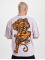 2Y Studios T-paidat Tiger Oversize purpuranpunainen