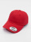 Flexfit Snapback Cap Low Profile Cotton Twil red