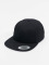 Flexfit Snapback Caps Unstructured czarny