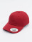 Flexfit Snapback Caps Low Profile Cotton Twill red