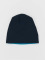 MSTRDS Beanie  Jersey Reversible turquoise