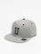 MSTRDS Casquette Snapback & Strapback U Letter gris