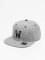 MSTRDS Casquette Snapback & Strapback W Letter gris