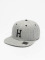 MSTRDS Snapback Cap H Letter grau