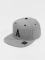 MSTRDS Snapback Caps A Letter szary