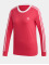adidas Originals Pitkähihaiset paidat 3 Stripes vaaleanpunainen