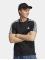 adidas Originals t-shirt 3 Stripes zwart