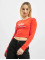 Alpha Industries Longsleeve Basic Cropped Foil red