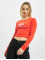 Alpha Industries T-Shirt manches longues Basic Cropped rouge