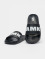 AMK Badesko/sandaler Logo svart