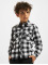 Brandit Chemise Check Kids blanc
