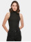Build Your Brand Body Sleeveless Turtleneck zwart