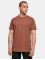 Build Your Brand Camiseta Neck marrón