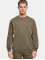 Build Your Brand Pullover Build Your Brand Basic olive