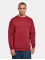 Build Your Brand Pullover Sweat Crewneck red