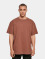 Build Your Brand T-Shirt Heavy Oversize brown