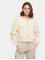 Build Your Brand Zip Hoodie Short Oversized béžový