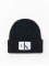 Calvin Klein Jeans Beanie Monologo Patch zwart