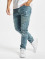 Cayler & Sons Slim Fit Jeans Paneled Denim blue