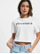 Converse T-Shirt Puff Logo Cropped weiß