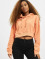 DEF Sweat capuche Cropped  orange