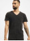 DEF T-Shirt V-Neck gris