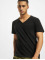 DEF T-Shirt V-Neck noir