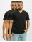 Dickies T-skjorter V-Neck 3-Pack svart