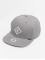 Djinns snapback cap 6 Panel Truefit 2.0 Brushed Twill grijs