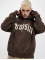 Dropsize Hoody Heavy Oversize Puffer Print bruin
