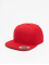 Flexfit Snapback Caps Classic  czerwony