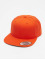 Flexfit Snapback Caps Classic  pomaranczowy